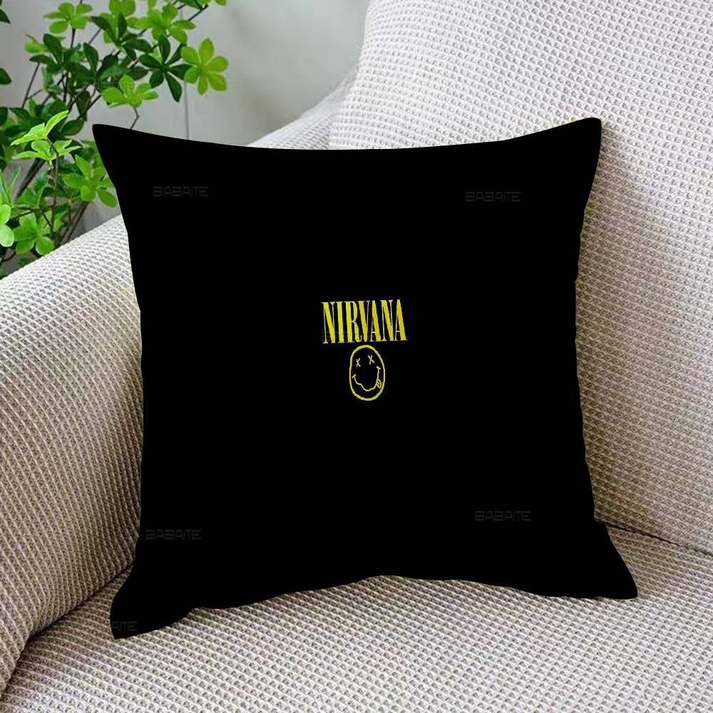 N-Nirvana Anime Pillow Cover Design Cushion Cover Decor Holiday Decorati