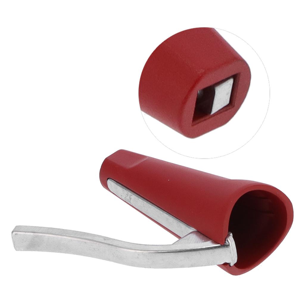 Nussknacker aus Aluminiumlegierung Langlebiger Walnussöffner Schaler Zange Walnusswerkzeug für Zuhause KücheRot