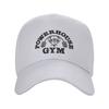 Custom Black Powerhouse Gym Baseball Cap Sun Protection Unisex Womens Adjustable Fitness Building Muscle Dad Hat Spring