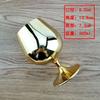 Gold Plated Wine Glass,High Footed Glass,Crystal ,Champagne,Brandy,High Aesthetic Decoration,High-end Red Wine Glasses Drinkware