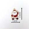 Christmas Snowman and Tree DIY Enamel Pendant Accessories