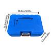Multiple Size Brake Tube Flaring Tool 3/16inch Double Flaring Tool Handheld Brake Line Tool With Ergonomic Handle