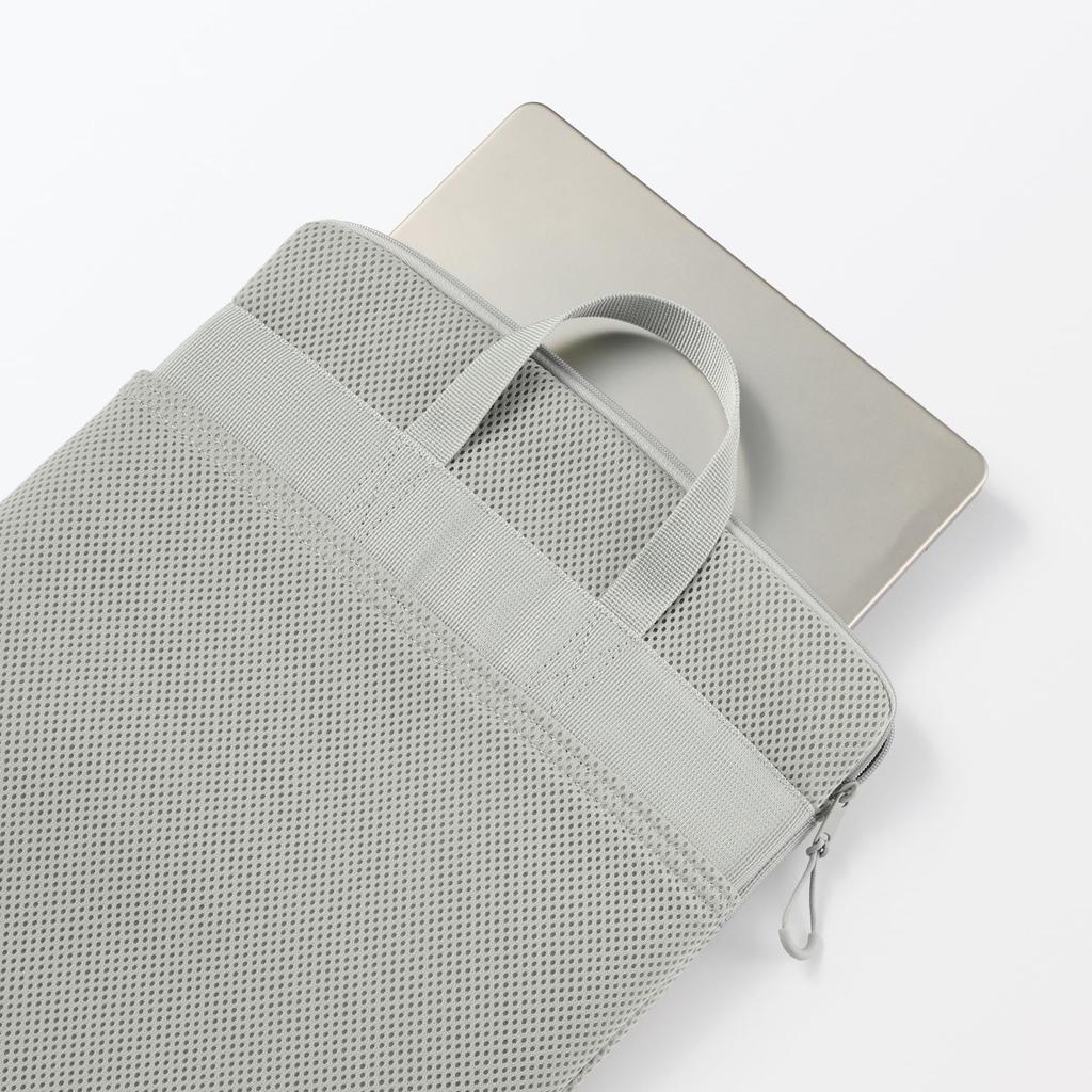 MUJI Polyester Vertical Laptop Case 14-inch Gray 84444692
