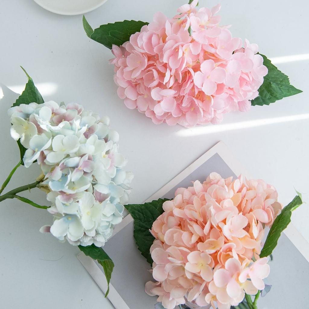 Seide Künstliche Blume Hortensie Festival Hochzeit Brautstrauß Haus Zimmer Vase Außen Garten Bonsai DIY Box Tischdekoration