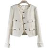 French Style Retro Tweed Short Jacket - Women's Autumn & Winter Edition