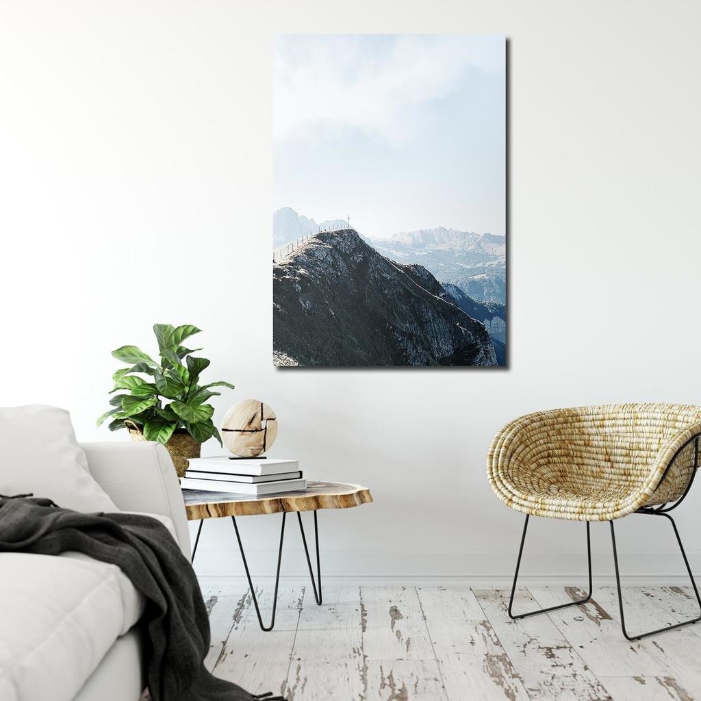 Canvas Print View from a Mountain Peak
