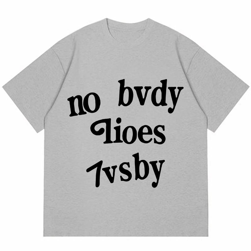 Women's Plus Size Retro High Street Cotton Oversized Half-Sleeve T-Shirt