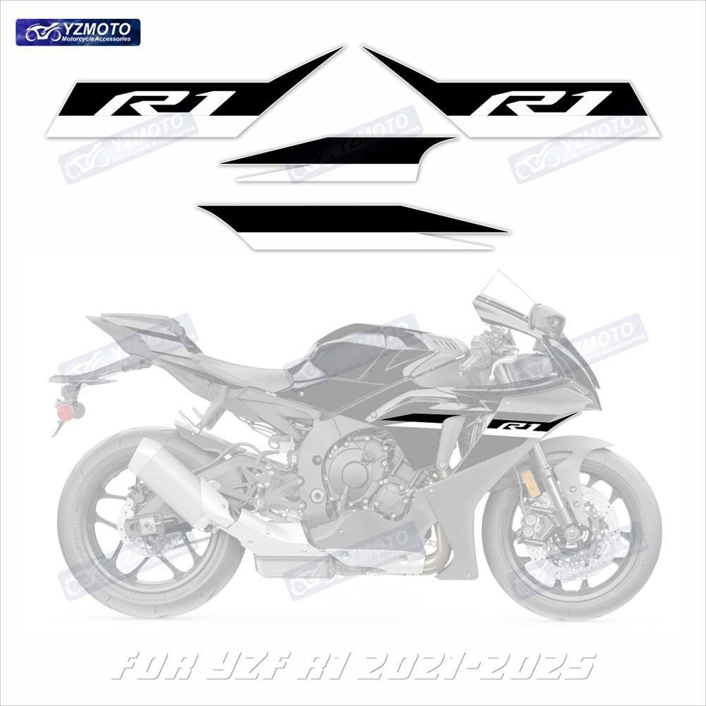 For YZF R1 YZF-R1 2020 2021 2022 2023 2024 Motorcycle Racing Fairing Stickers Reflective Body Decoration Decal Sticker