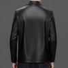 Men's Lapel Faux Leather Jacket FMDH8066