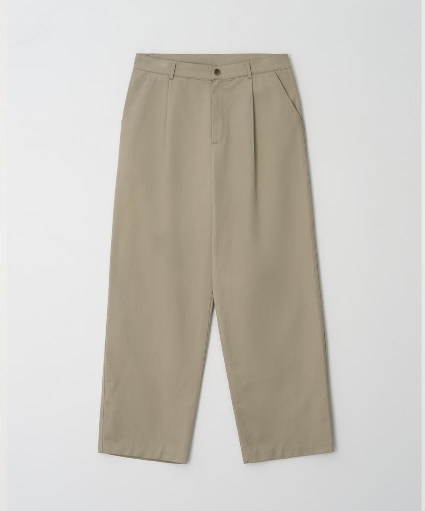 BILLIANT Classic Cotton Tab Pants_Beige