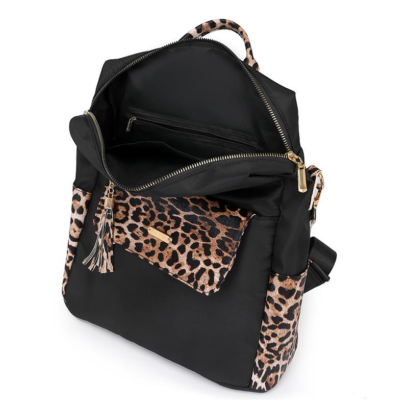 Tassel Large Capacity Women's Nylon Backpack Outdoor Lightweight Travel Backpack