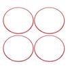 4PCS 16 Inch Wheel   Protector Anti Scratch Self Adhesive Aluminum Alloy Metal Wheel  s T  Protector  