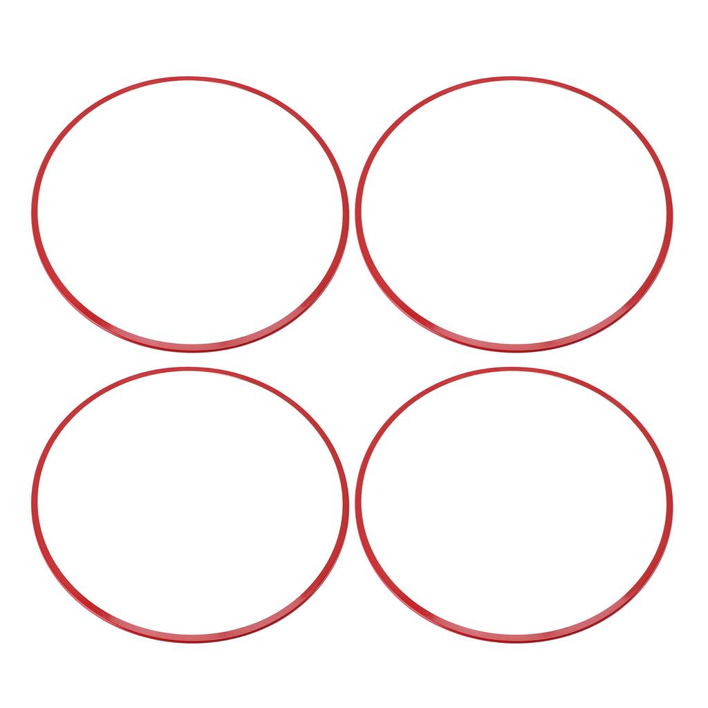 4PCS 16 Inch Wheel Protector Anti Scratch Self Adhesive Aluminum Alloy Metal Wheel s T Protector