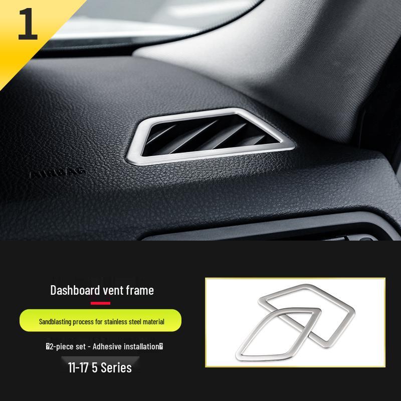 BMW 5 Series 525li Air Vent Decorative Strip: F10/F18 Center Console Trim