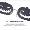 New Halloween Personality Pumpkin Sunglasses for Men and Women Tide Oval Box Hollow Funny Sunglasses WOMEN'S Sunglasses MEN'S Sunglasses