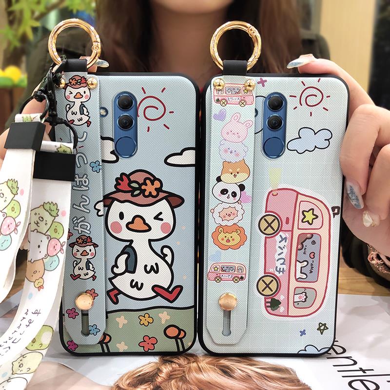 Protective Ring Phone Case For Huawei Mate 20 Lite Dirt-resistant Phone Holder Fashion Design Soft case Back Cover Cute