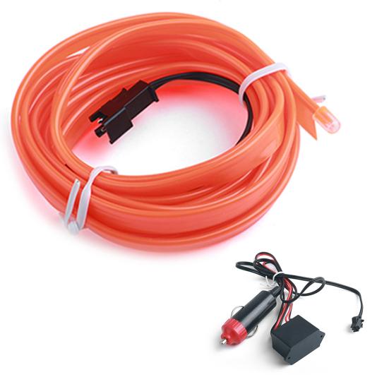 100/200/300/500cm Excellent EL Wire Flexible Energy Saving DIY Car Ornament Neon Atmosphere Decorative Strip