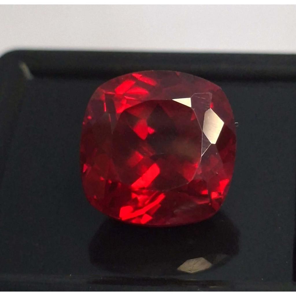 Red Ruby Mozambique Natural 10-12 Ct Cushion Cut Stunning Certified Gemstone