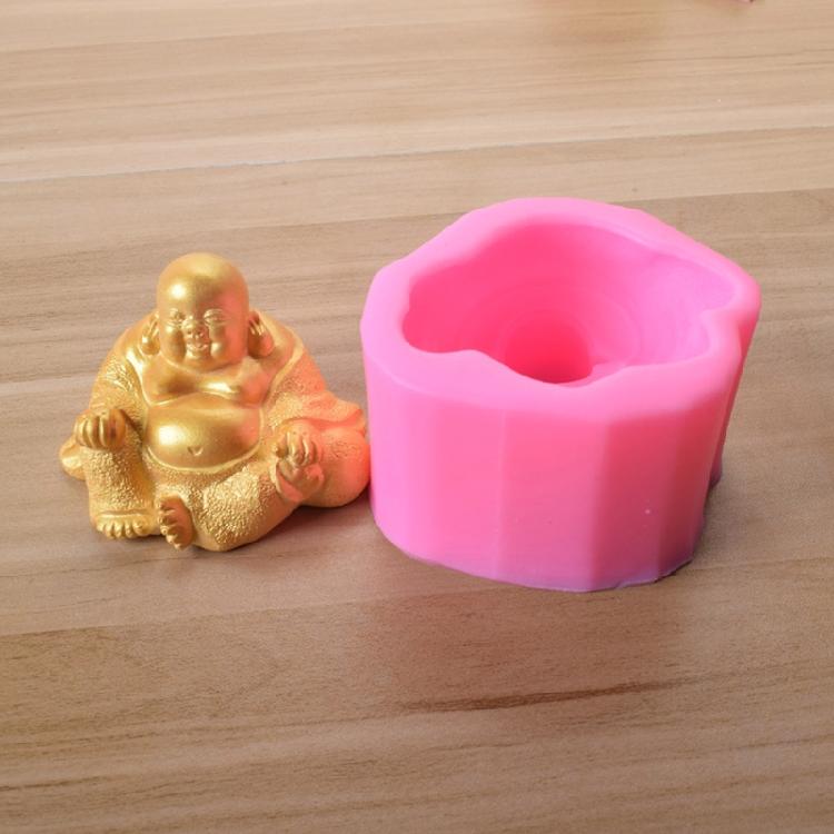 Maitreya Statue Candle Mold Multifunction Crystal Epoxy Resin Silicone Mold