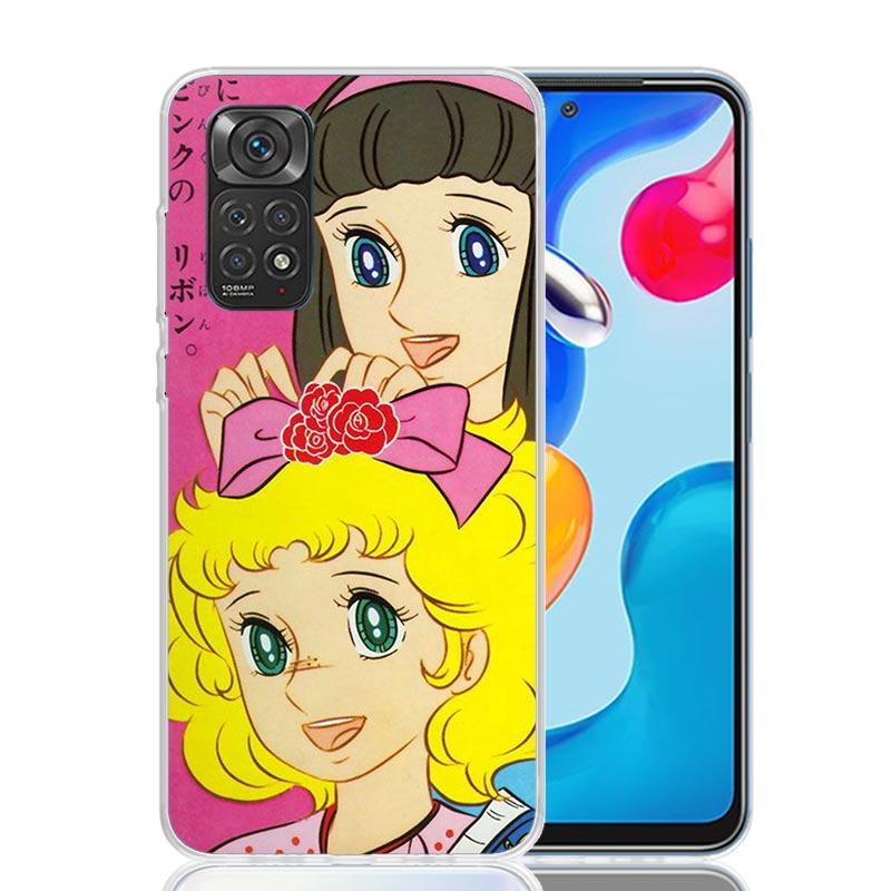 Anime Candy Phone Case For Xiaomi Redmi Note 15 14 13 12S 12 Pro Plus 11S 11E 11 11T 10S 10 Art Soft Pattern Cover Redmi Note 14