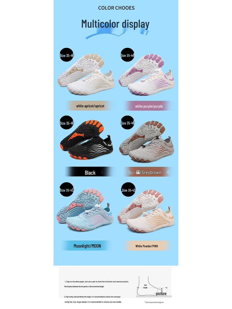 Unisex Quick-Dry Beach and Water Shoes for Couples: Breathable, Ideal for Outdoor Activities and Swimming