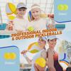 Wooden Outdoor Pickleball Paddles with Poplar and PP Edge