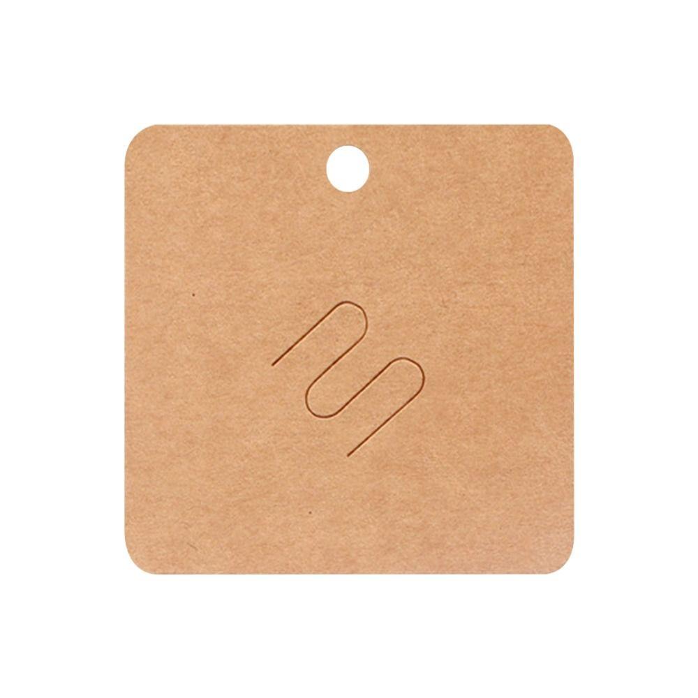 

7 * 7 см Картонная Распродажа Подвесная Цена Этикетка Упаковочные Карты Крафт Бумага Бирка Карточки для Демонстрации Брошей