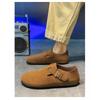 Comwarm Cork Clogs Slippers For Men Summer Slip-on House Flat Sandals Men Beach Slippers Women Cork Slippers Fashion Mules