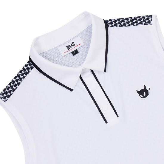 WAAC Pattern Point Sleeveless Top_Wwtcm25210Whx