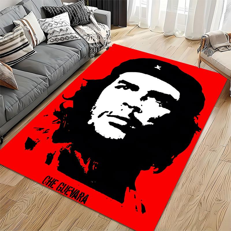 Revolutionary Portrait Rug suitable as a non-slip mat for the living room or bedroom sofa