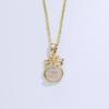 Simple Money Bag Pendant Necklaces for Women Fashion Zirconia Necklace Wedding Party Jewelry Accessories