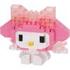 Kawada Nanoblock My Melody Big Ribbon Building Set 3x10.5x18cm for Ages 12 and Up Interior Hobby NBCC_247