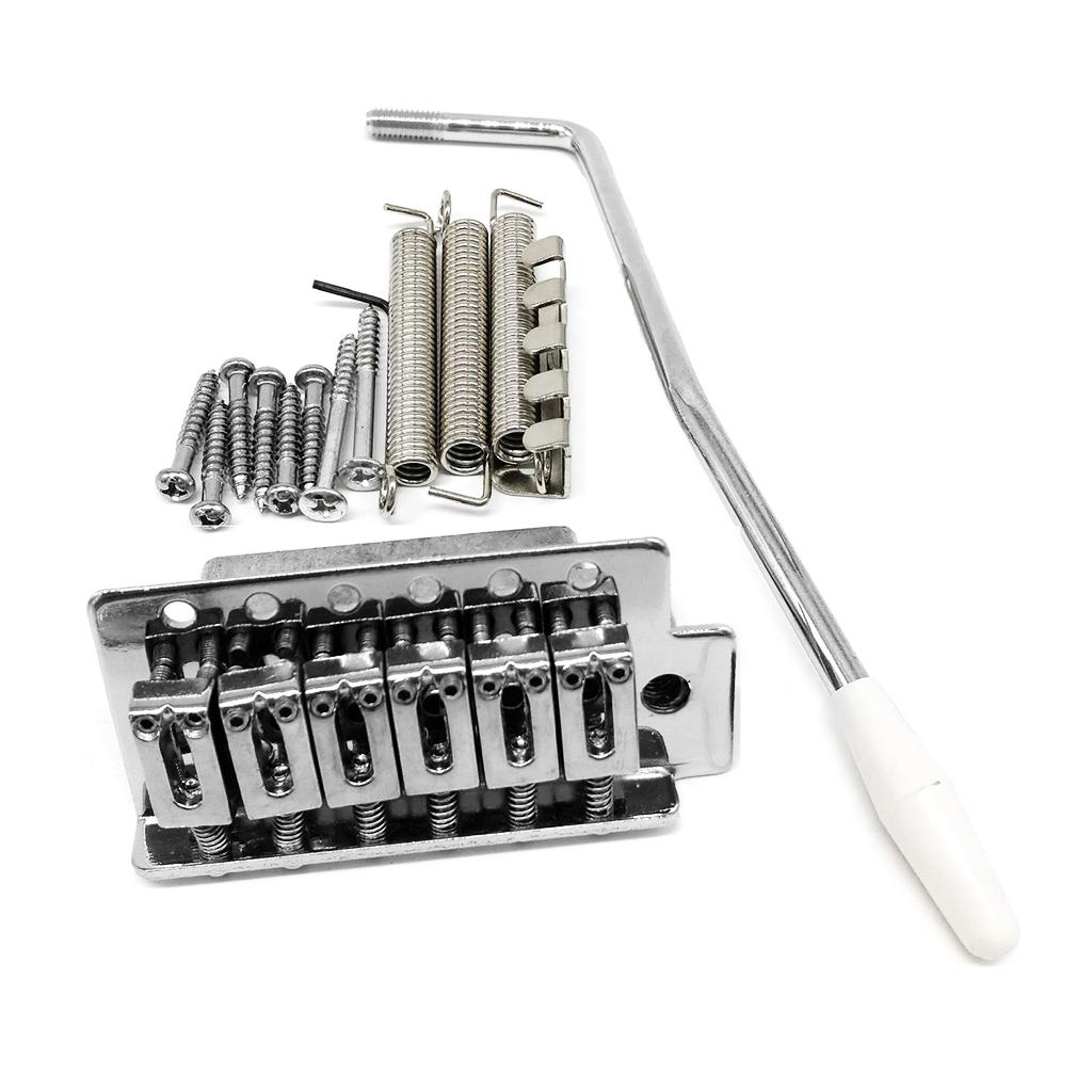 6 Strings Guitar Bridge Saddle Tailpiece for Electric Guitar Standard Tremolo Bridge Set Musical Instrument Accessories