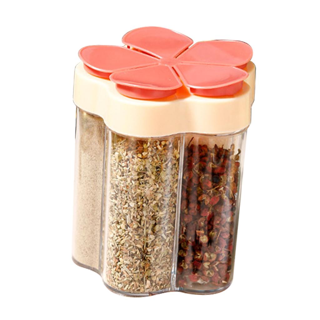 Contenitori per Spezie da Viaggio 5 in 1 Ermetici Contenitori per Condimenti da Viaggio Scatola Portatile per Condimenti da Campeggio per Barbecue Picnic