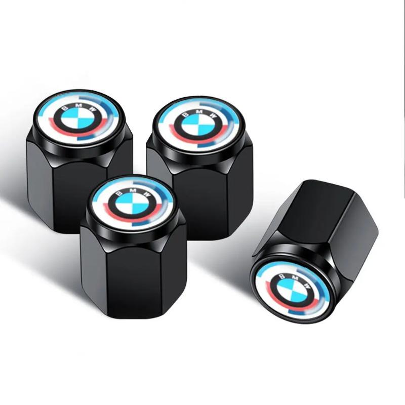 4 Pcs Wheels Rims Stem Air Tires Truck Bicycle Car Cover Tire Valve Caps Dust Caps for BMW M E60 E46 E90 F30 F10 G30 G20 F48 G22