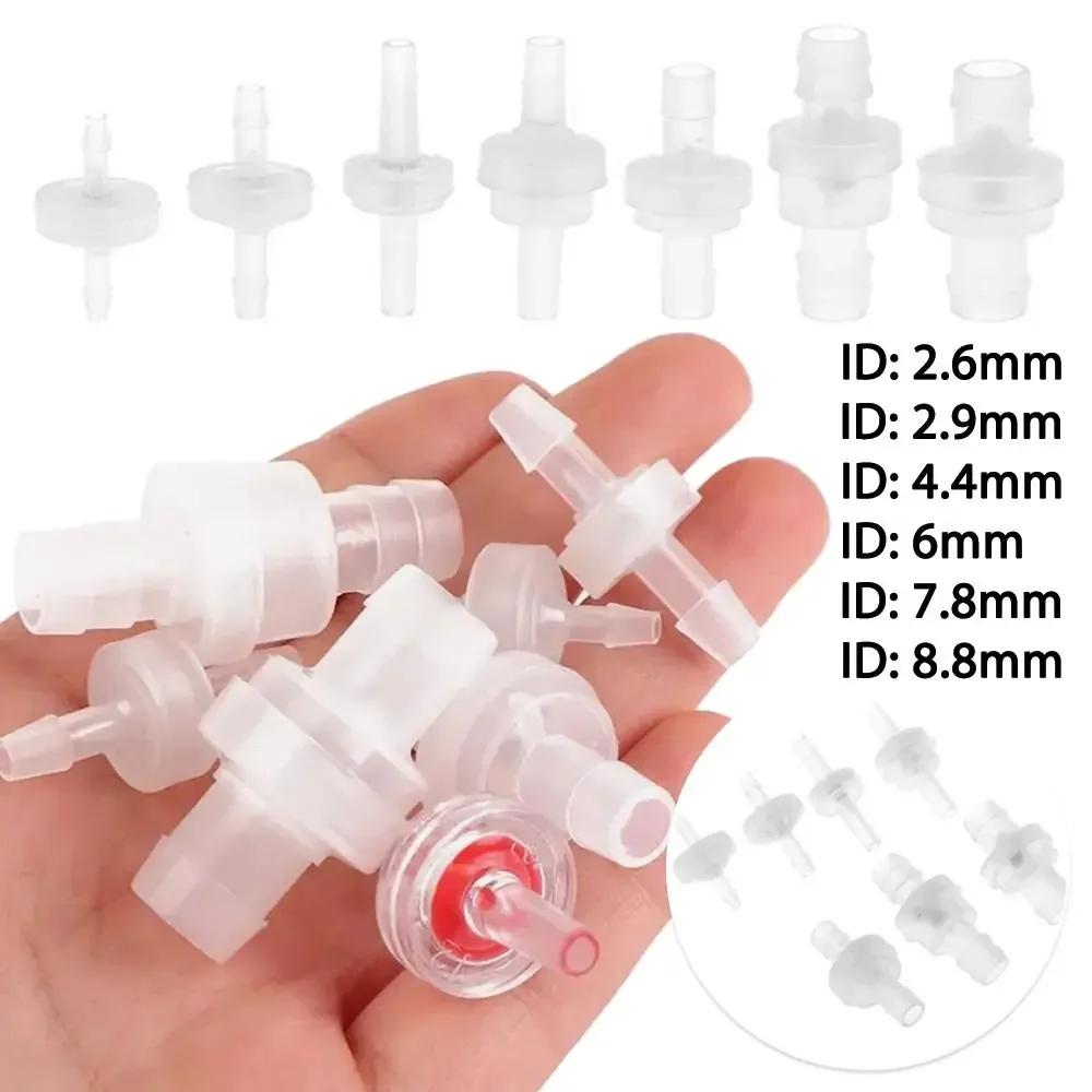 1/5Pcs Pagoda Inline Plastic Check Valve Gas Liquid Water Fluid Diameter 3/4/6/8/10/12mm One-Way Valve One Way Non-Return