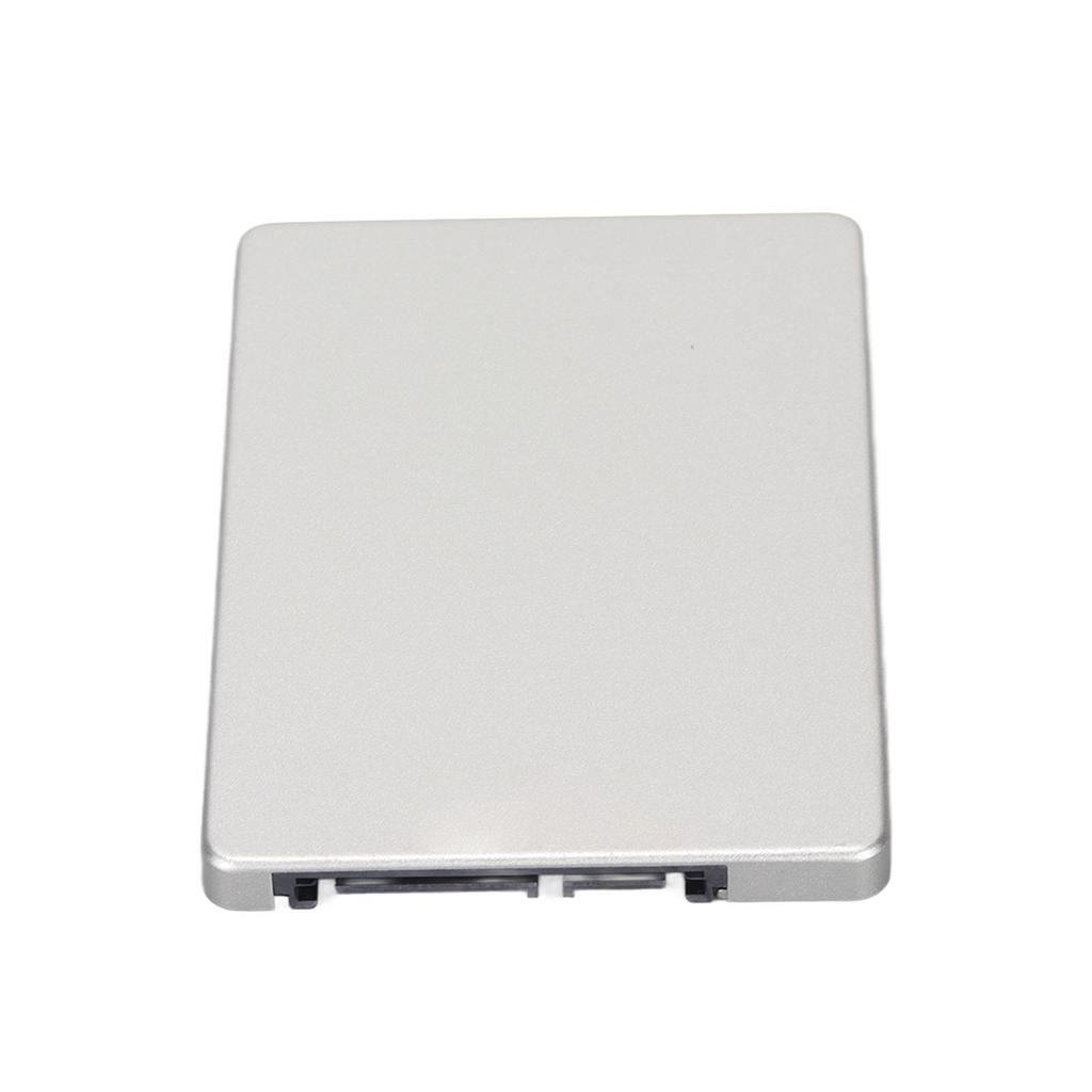 NGFF M.2 zu SATA3.0 SSD-Gehäuse 6Gbps Hohe Wärmeableitung Ultra-dünn 2,5-Zoll SSD-Festplatten-Adapterbox (Nicht enthalten