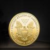 1/2Pcs Commemorative Coin Unique Exquisite Workmanship Trump Commemorative Coin for Home Decorations