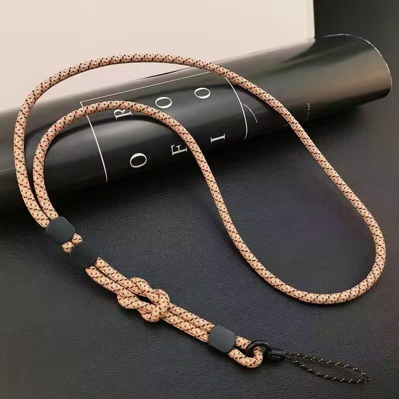 Long Neck Hanging Chain Hand-woven Mobile Phone Lanyard Strong Adjustable Dual-use Lanyard Phone Anti-lost Strap