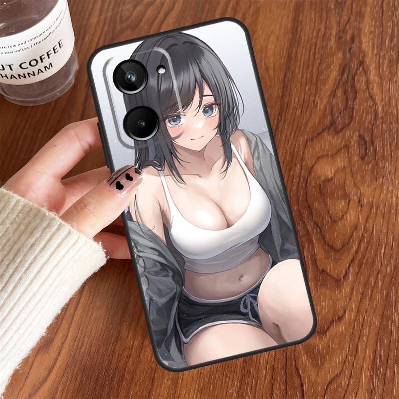 

Japanese Style Anime Girl For Realme 15 Pro GT7 GT6 10 11 12 13 14 Pro Plus C75 C71 C65 C63 C61 C53 C67 C35 C55 Case Realme C75 4G
