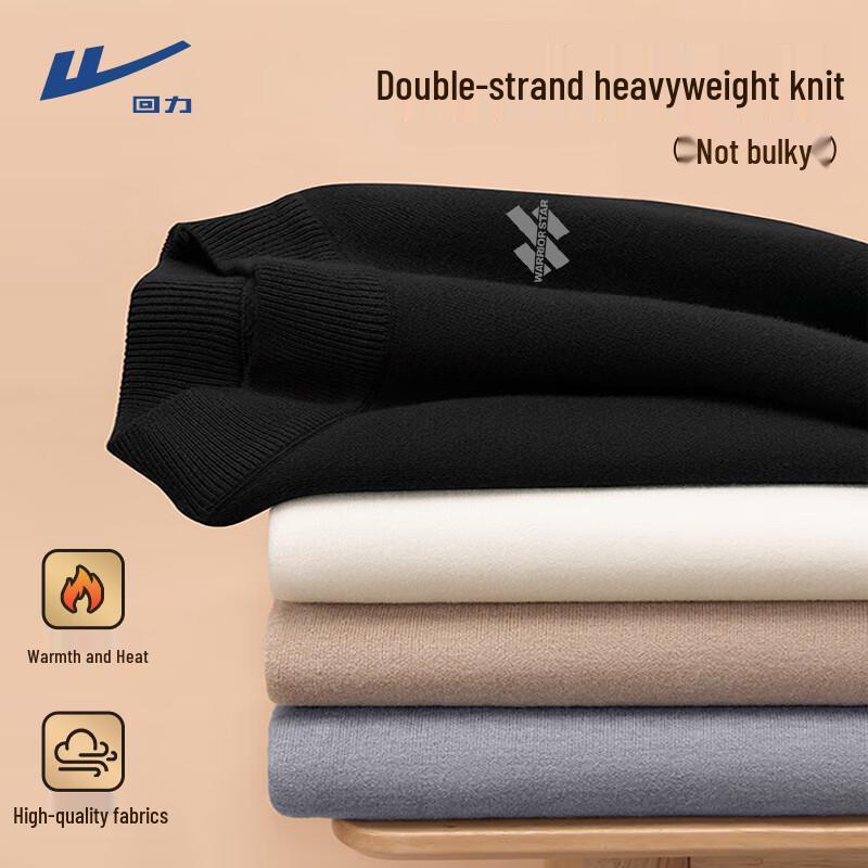 Warrior Men s Round Neck Double Strand Knit Sweater 3XL