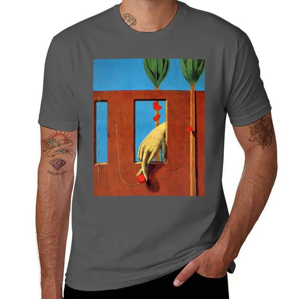 At the First Clear Word Max Ernst TShirt Athletic Fit Sports Short Sleeve Top