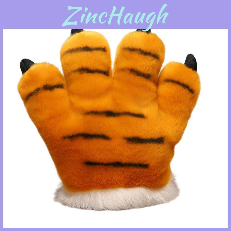 Cute Animal Claw Gloves With Short Plush Fabric For Party Decor And Gift Giving