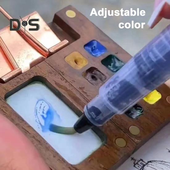 Travel Watercolor Set Pocket Mini Watercolor Paints Set Watercolor Painting Kit with Binder Clip Palette for Painting Party DIY Art Painting