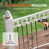 Staircase Metal Balusters 11 Pack 44''x0.5'' Aluminum Spindles w/ Screws