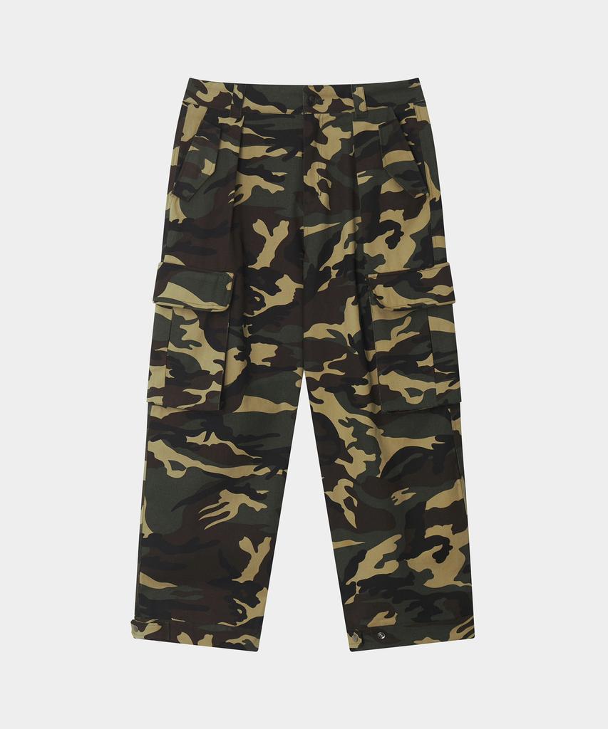 Woldeudillema Set-Up Military Pocket Cargo Pants (Camo)