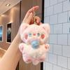 New Cute Cat Plush Doll Cartoon Keychain Plush Toy Little Cat Doll Bag Pendant Doll Keychain Cloth Doll Toy
