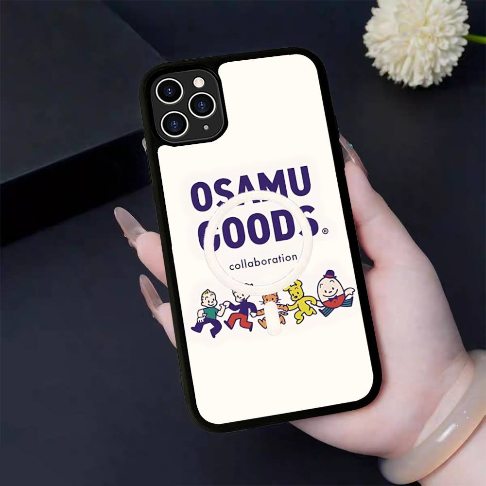 Kawaii O-OSAMU-G-GOODS Cute For Magsafe Magnetic Case For IPhone 17 Air 16 15 14 13 12 11 Pro Max Plus Wireless Charging