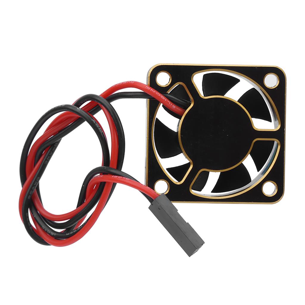 30x30mm Aluminum Cooling Fan 28000RPM Used for RC540 Brushless Motor Accessory PartsGold