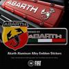 1Pc Car Metal Emblem Sticker Auto Trunk Decorate Decal Accessories For Abarth 500 Pulse Panda Tipo Strada 600 500L Mobi Doblo